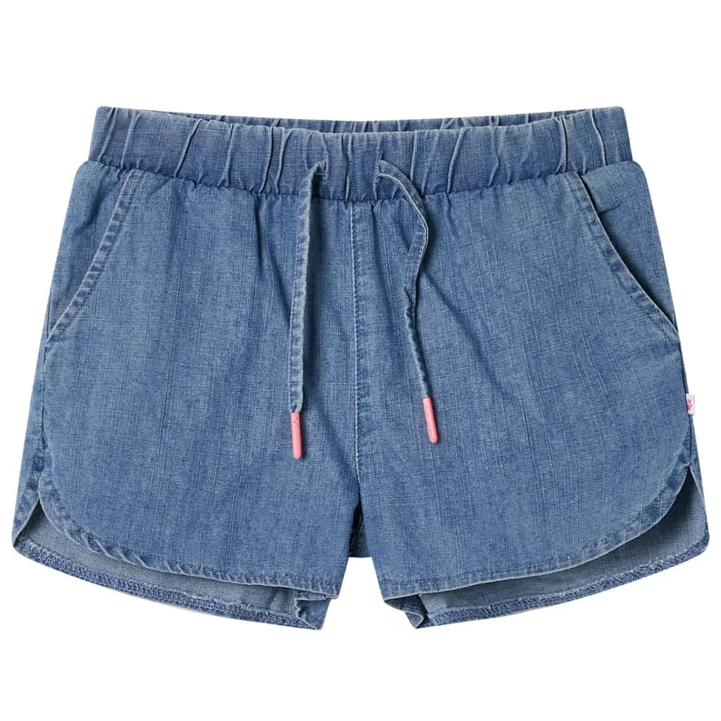 Kindershorts Jeansblau 116