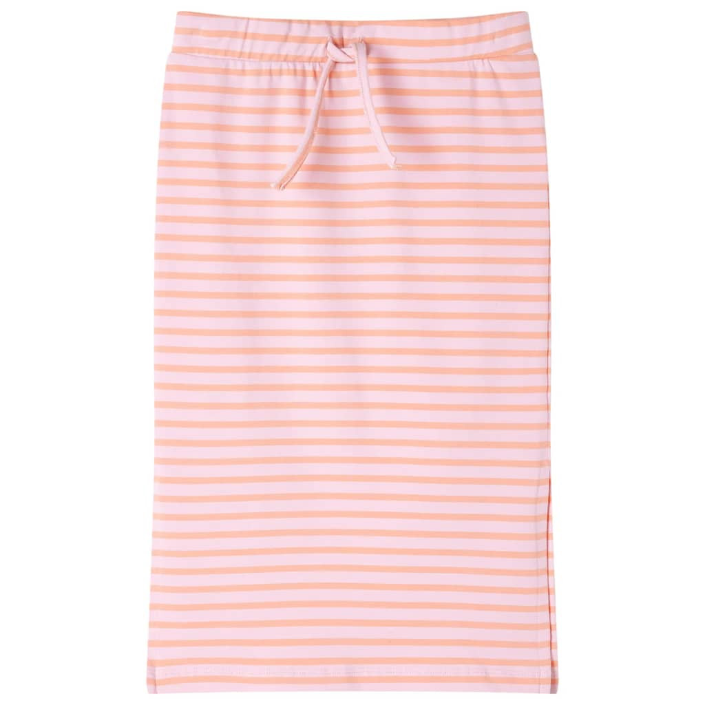 Kinderrock mit Streifen Gerade Rosa 140