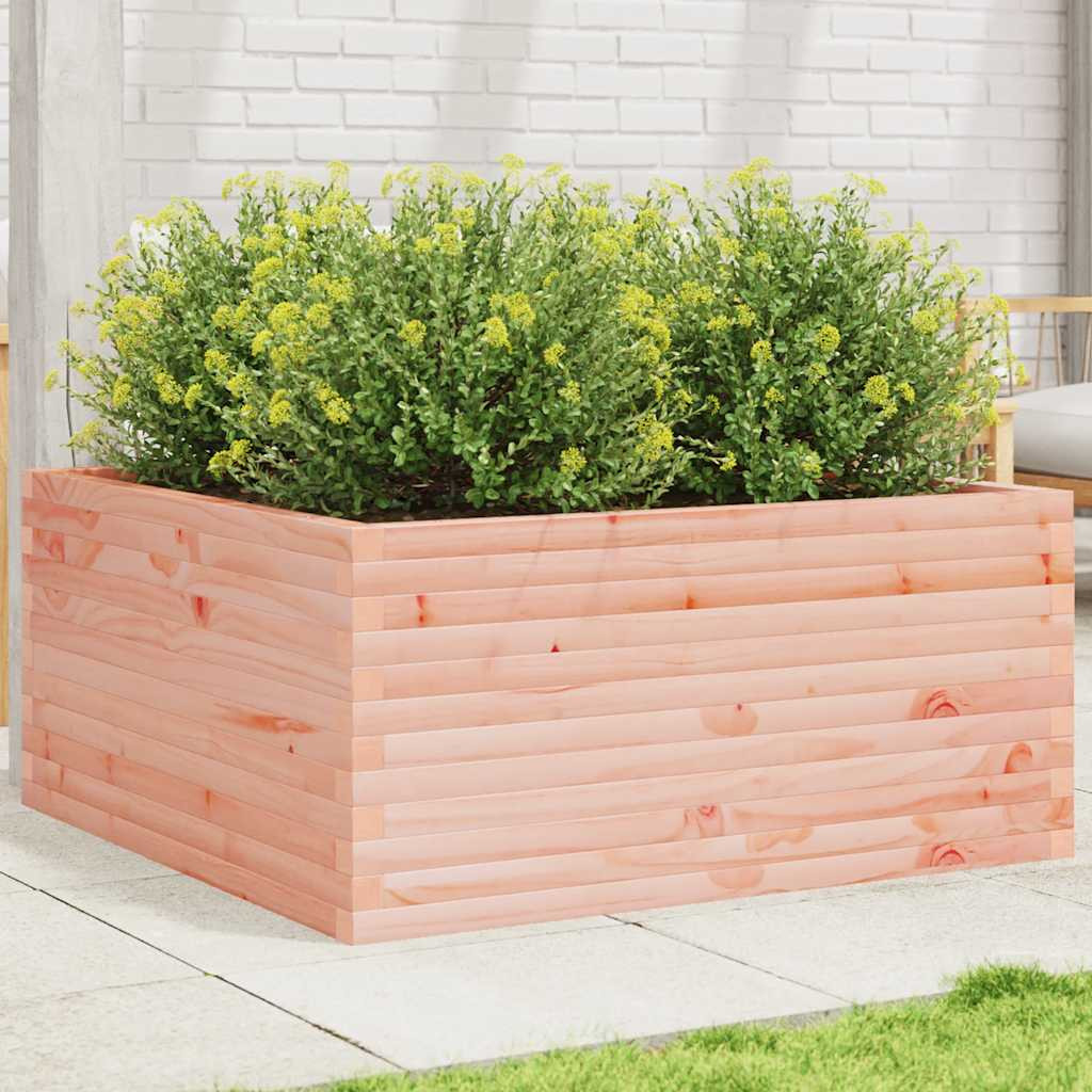 vidaXL Pflanzkübel 100x100x46 cm Massivholz Douglasie