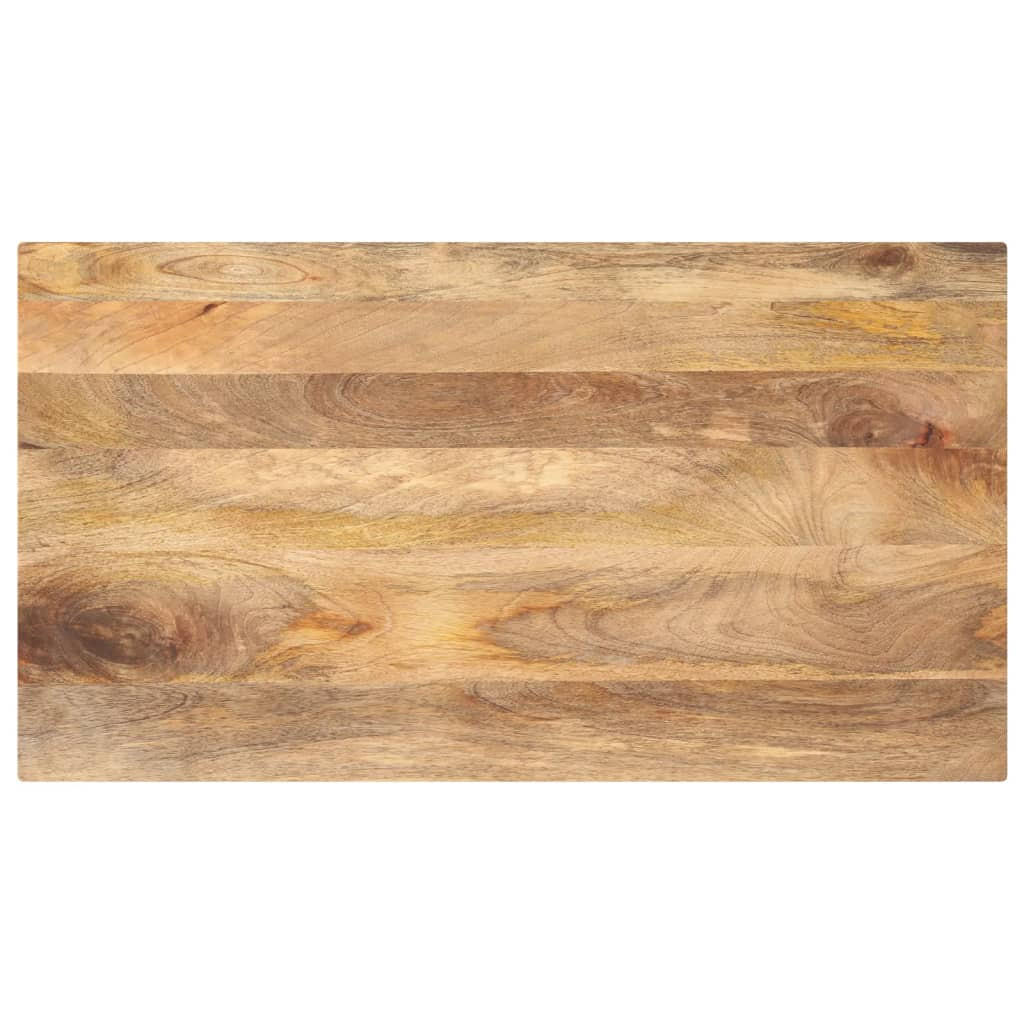 vidaXL Tischplatte 120x60x2,5 cm Rechteckig Massivholz Mango