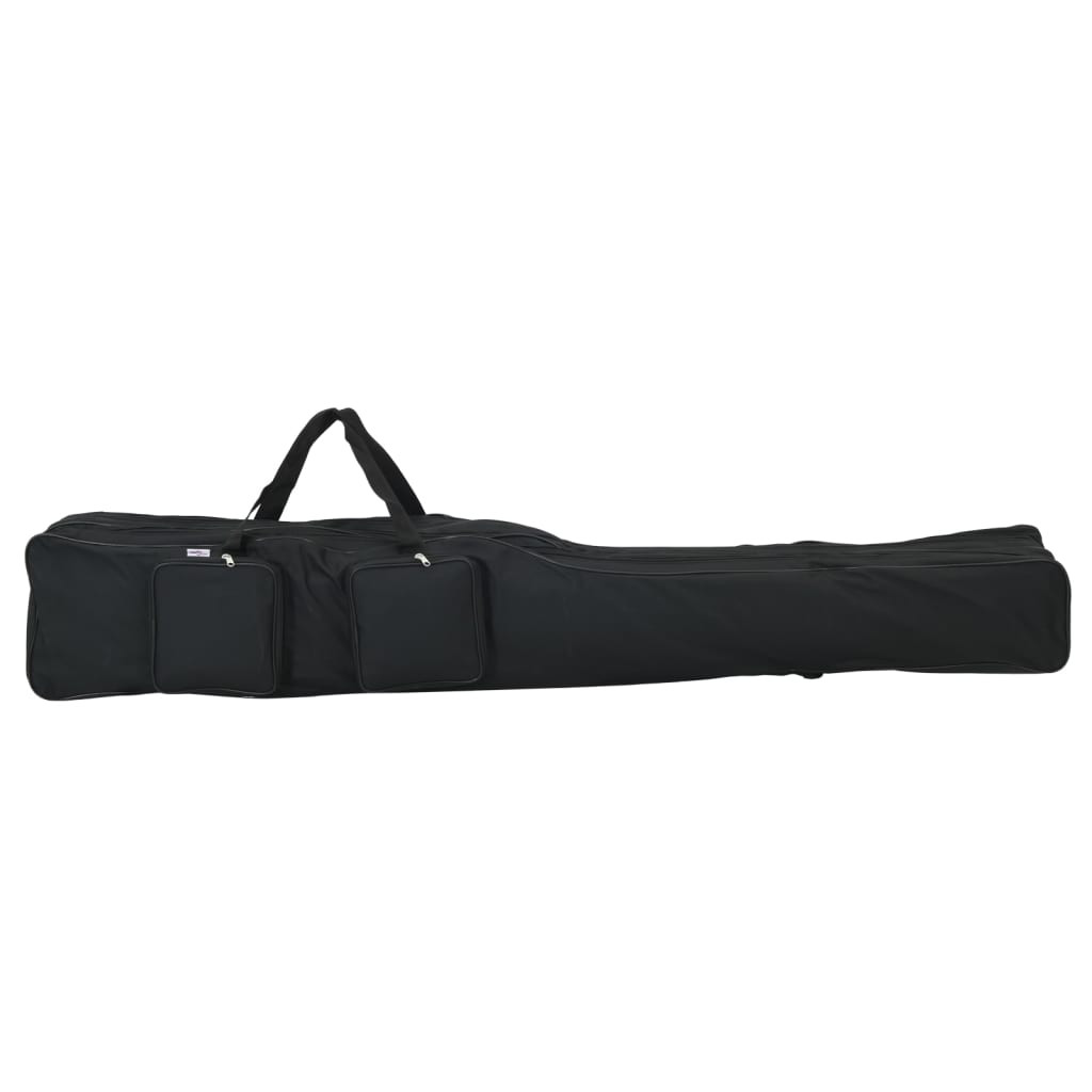 vidaXL Angelrutentasche Schwarz 150 cm Oxford-Gewebe
