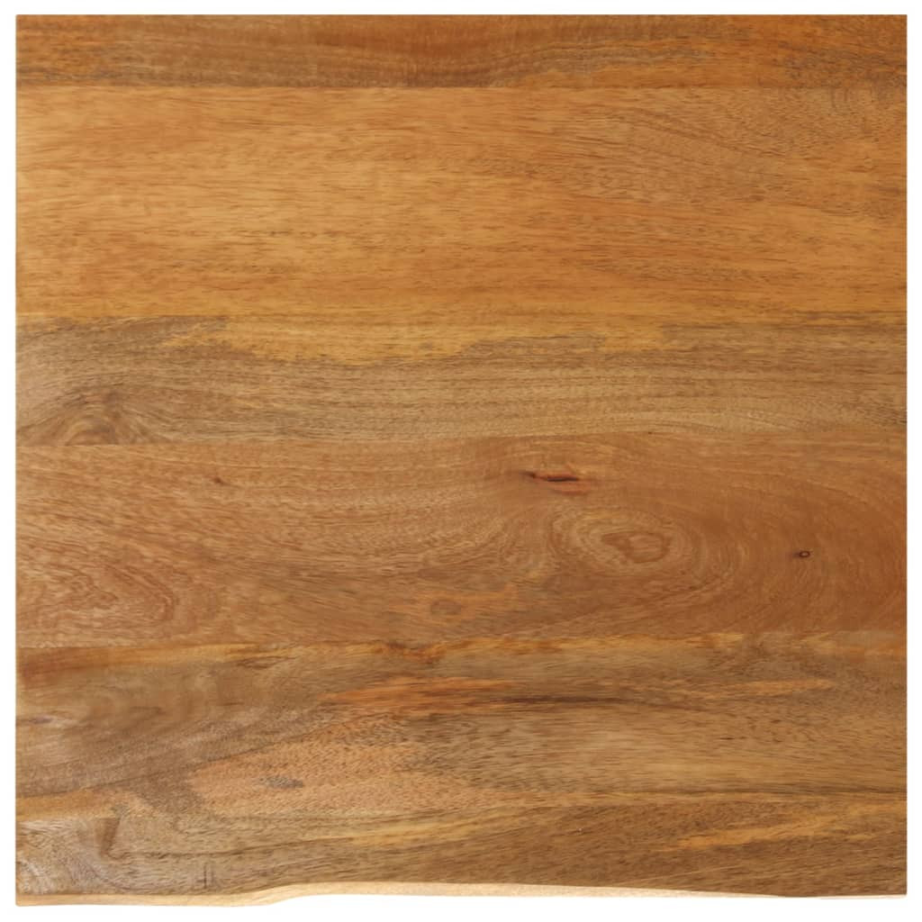 vidaXL Tischplatte mit Baumkante 60x60x2,5 cm Massivholz Mango