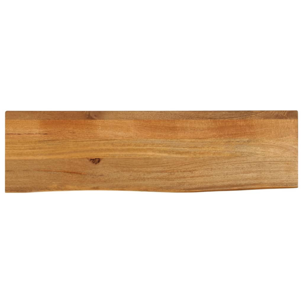 vidaXL Tischplatte mit Baumkante 120x30x3,8 cm Massivholz Mango