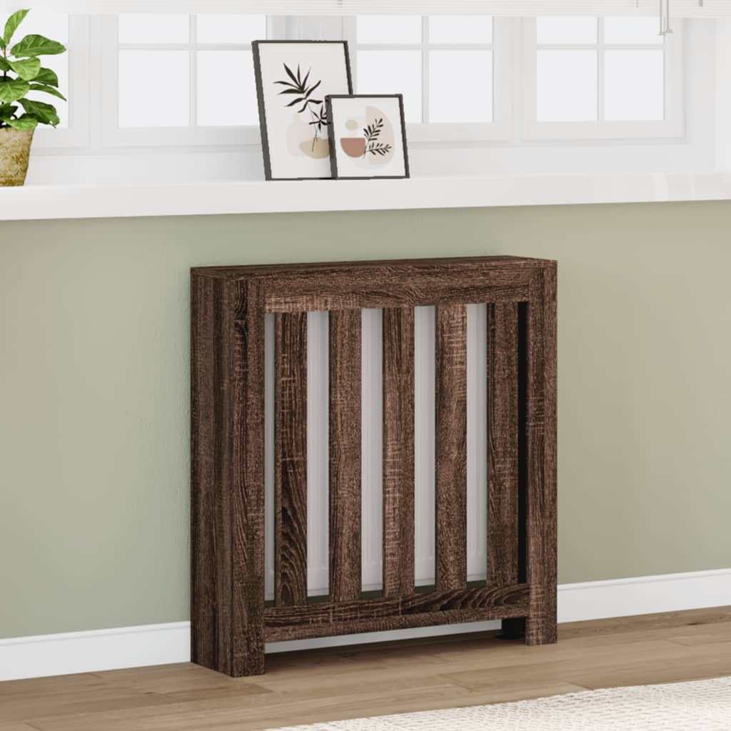 vidaXL Heizkörperverkleidung Eichen-Optik 78x20x82 cm Holzwerkstoff