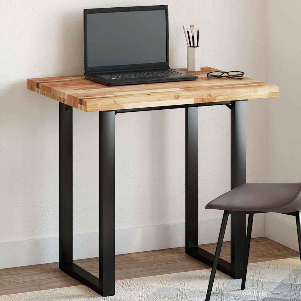 vidaXL Tischplatte Rechteckig 80x60x4 cm Massivholz Akazie