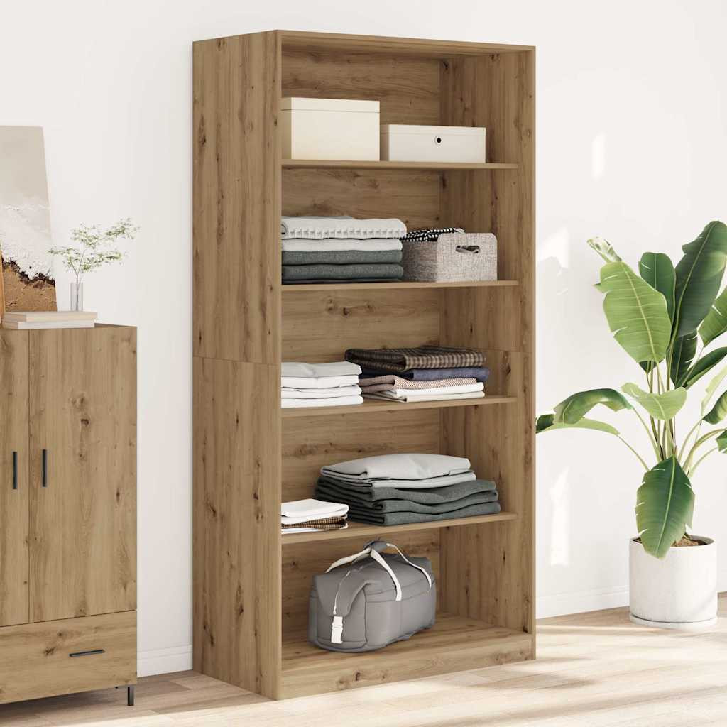 vidaXL Kleiderschrank Artisan-Eiche 100x50x200 cm Holzwerkstoff