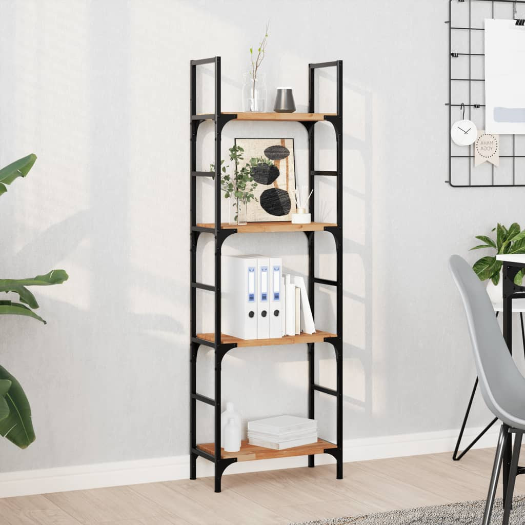 vidaXL Schweberegale 2 Stk. 60x20x2 cm Massivholz Akazie Ölbehandelt
