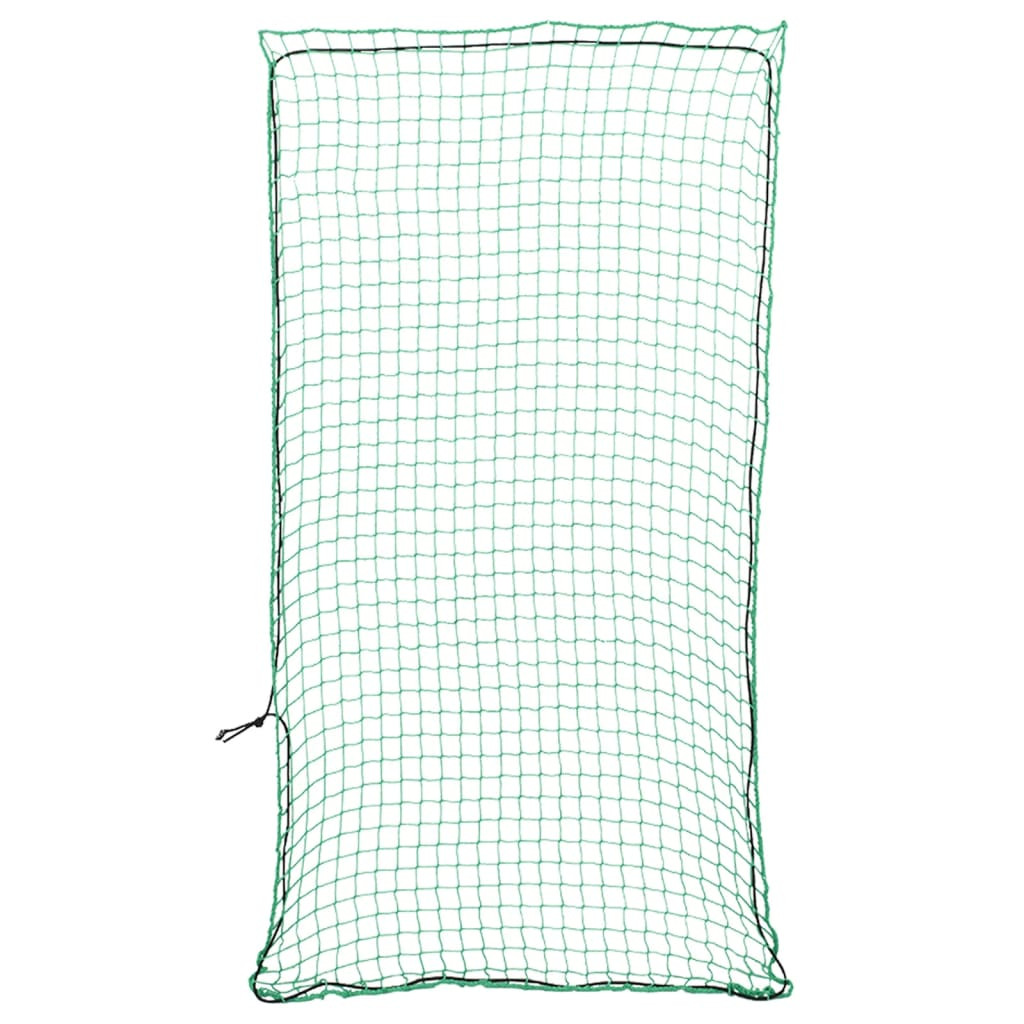 vidaXL Anhängernetz mit Gummiseil Grün 8x3,5 m PP
