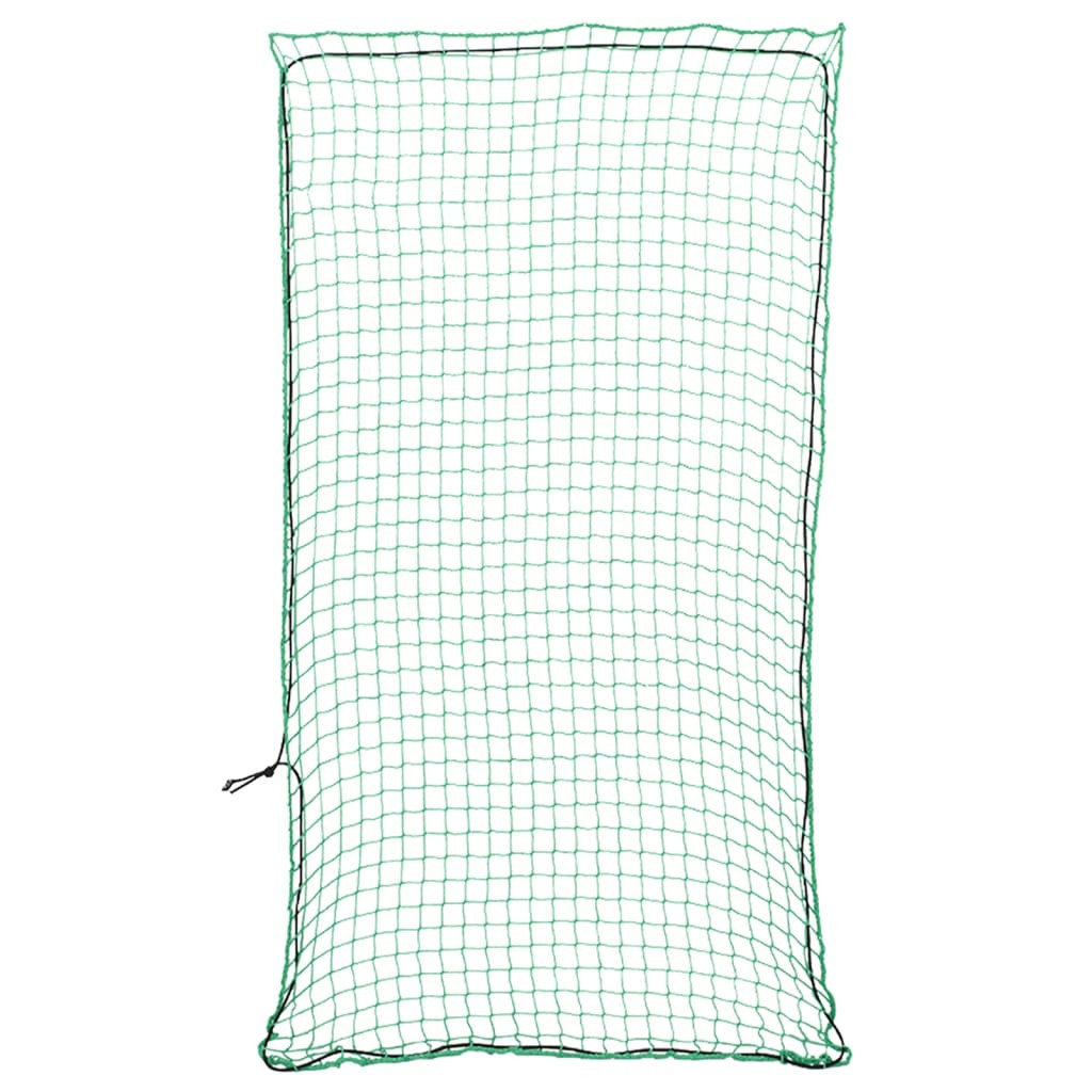 vidaXL Anhängernetz mit Gummiseil Grün 6x3 m PP