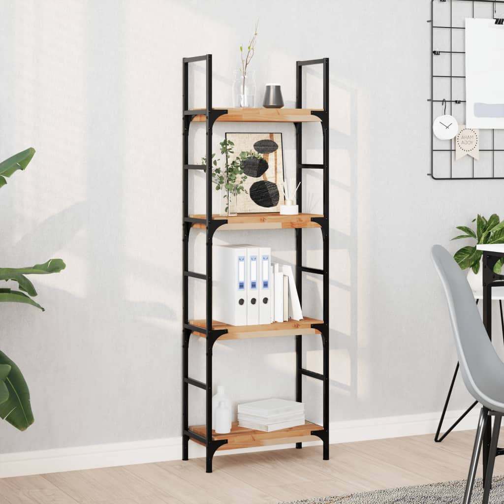 vidaXL Schweberegale 4 Stk. 60x20x4 cm Massivholz Akazie Ölbehandelt