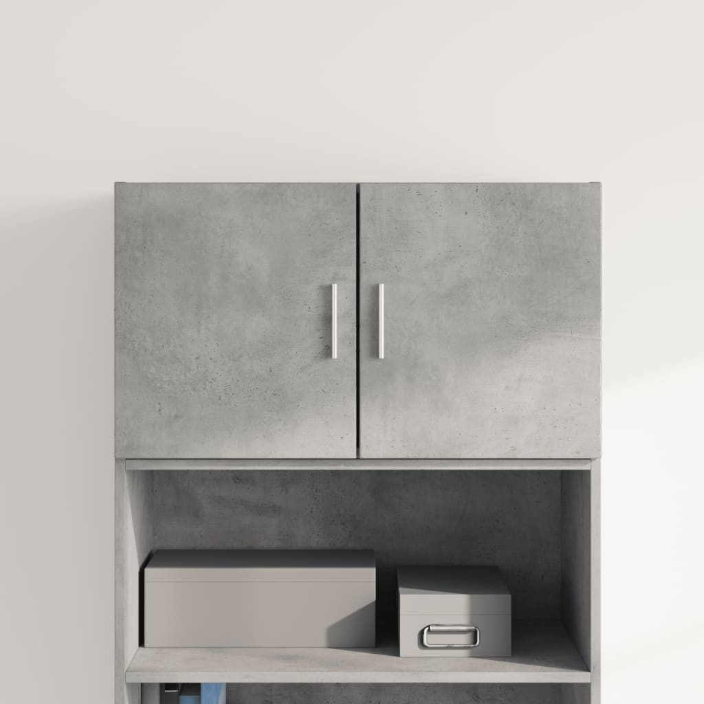 vidaXL Wandschrank Betongrau 70x42,5x40 cm Holzwerkstoff