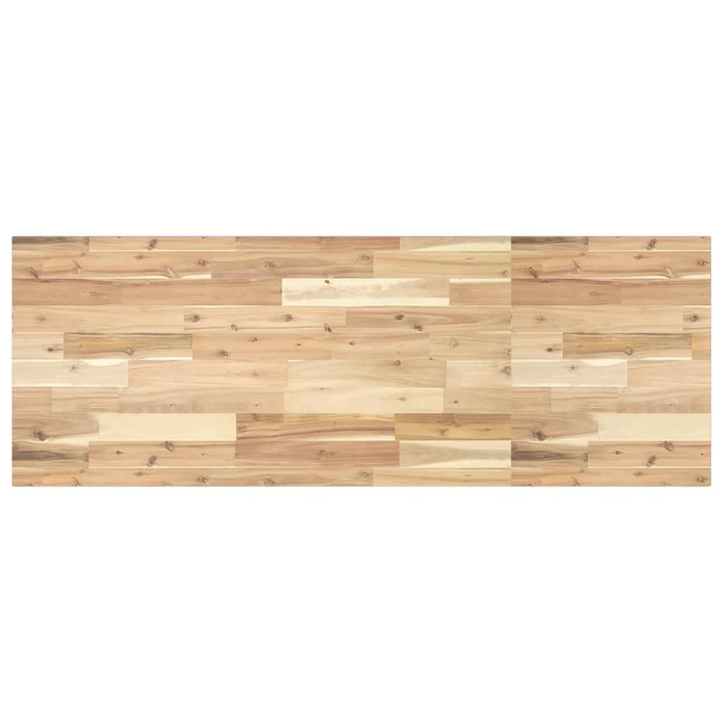 vidaXL Waschtischplatte Unbehandelt 140x50x2 cm Massivholz Akazie