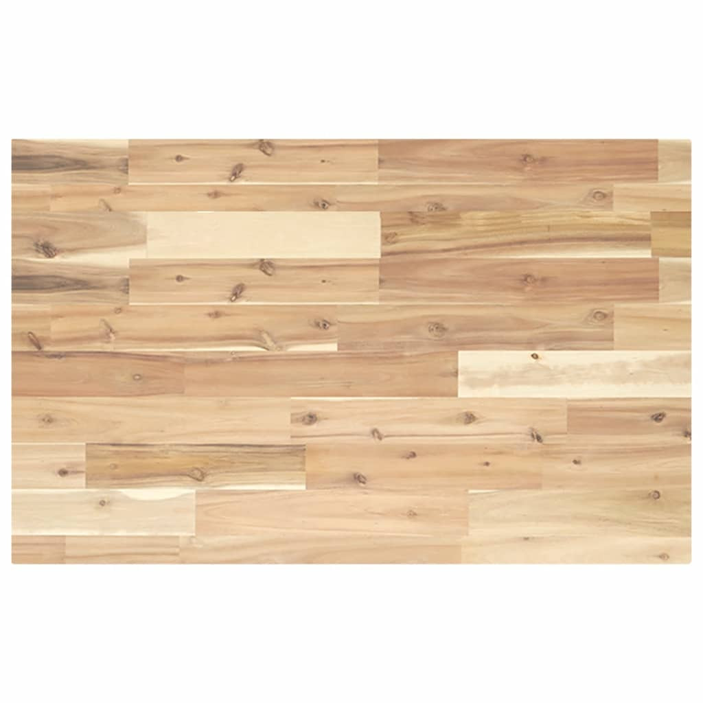 vidaXL Waschtischplatte Unbehandelt 80x50x4 cm Massivholz Akazie