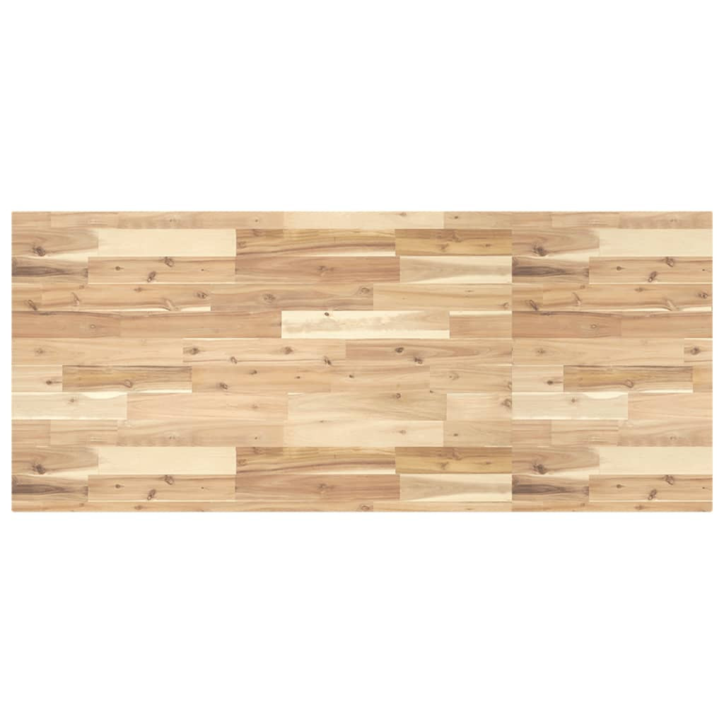 vidaXL Waschtischplatte Unbehandelt 140x60x4 cm Massivholz Akazie