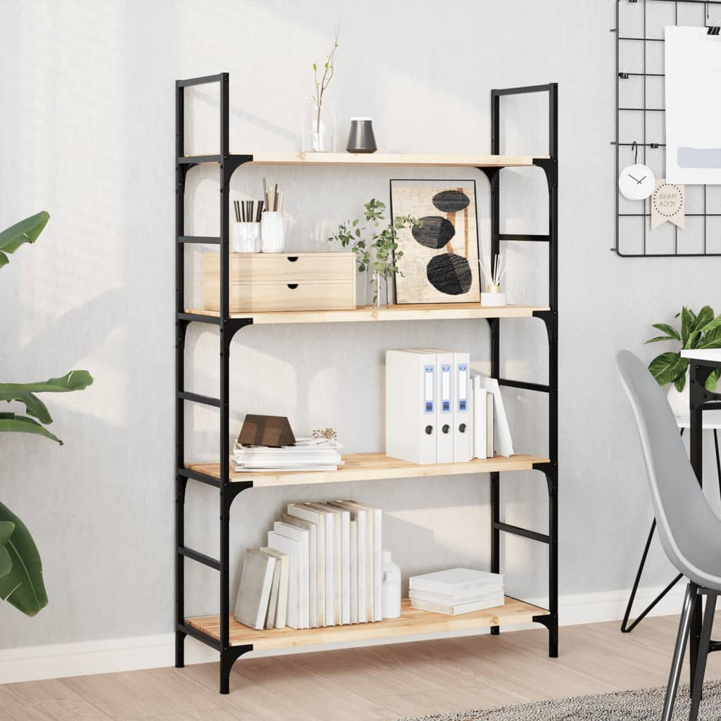 vidaXL Schweberegale 2 Stk. 100x30x2 cm Massivholz Akazie Unbehandelt