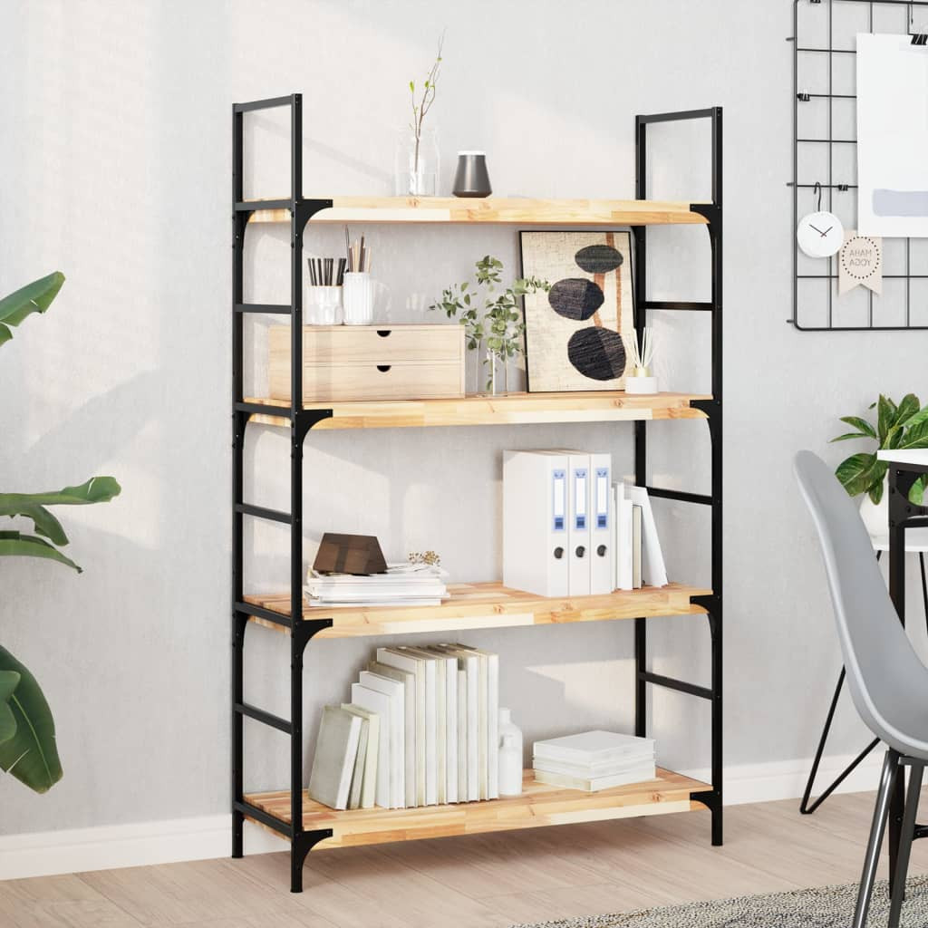 vidaXL Schweberegale 3 Stk. 80x30x4 cm Massivholz Akazie Unbehandelt