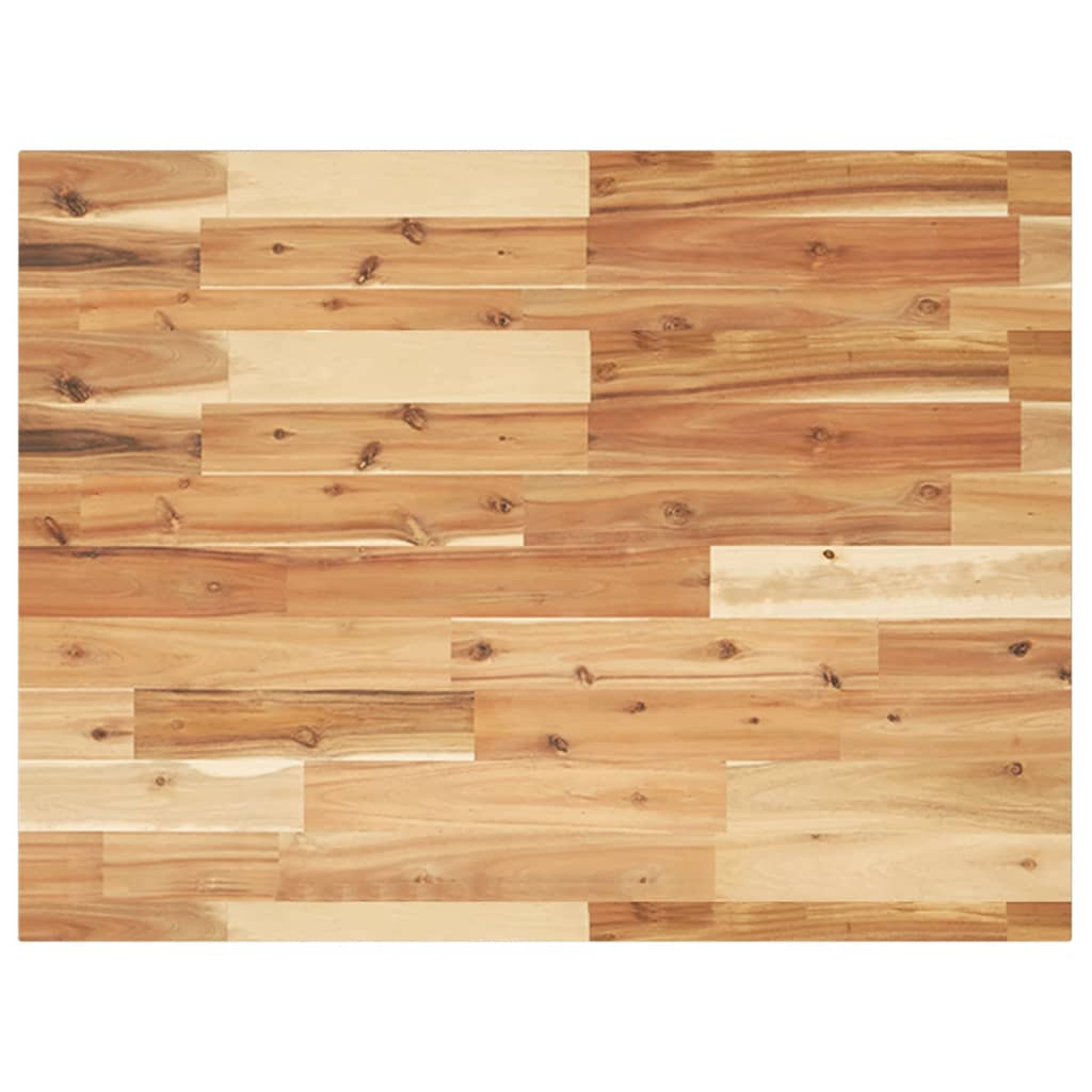 vidaXL Waschtischplatte Ölbeschichtung 80x60x2 cm Massivholz Akazie