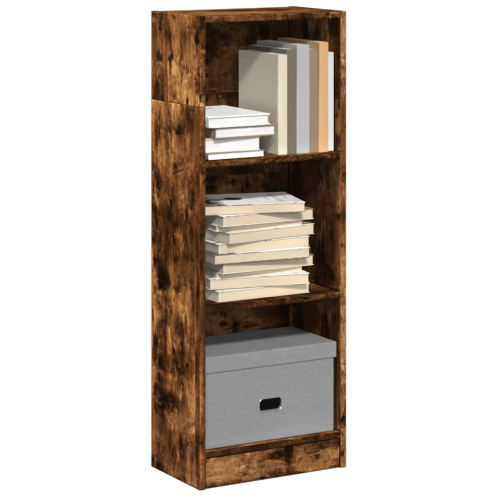 vidaXL Bücherregal Räuchereiche 40x24x109 cm Holzwerkstoff