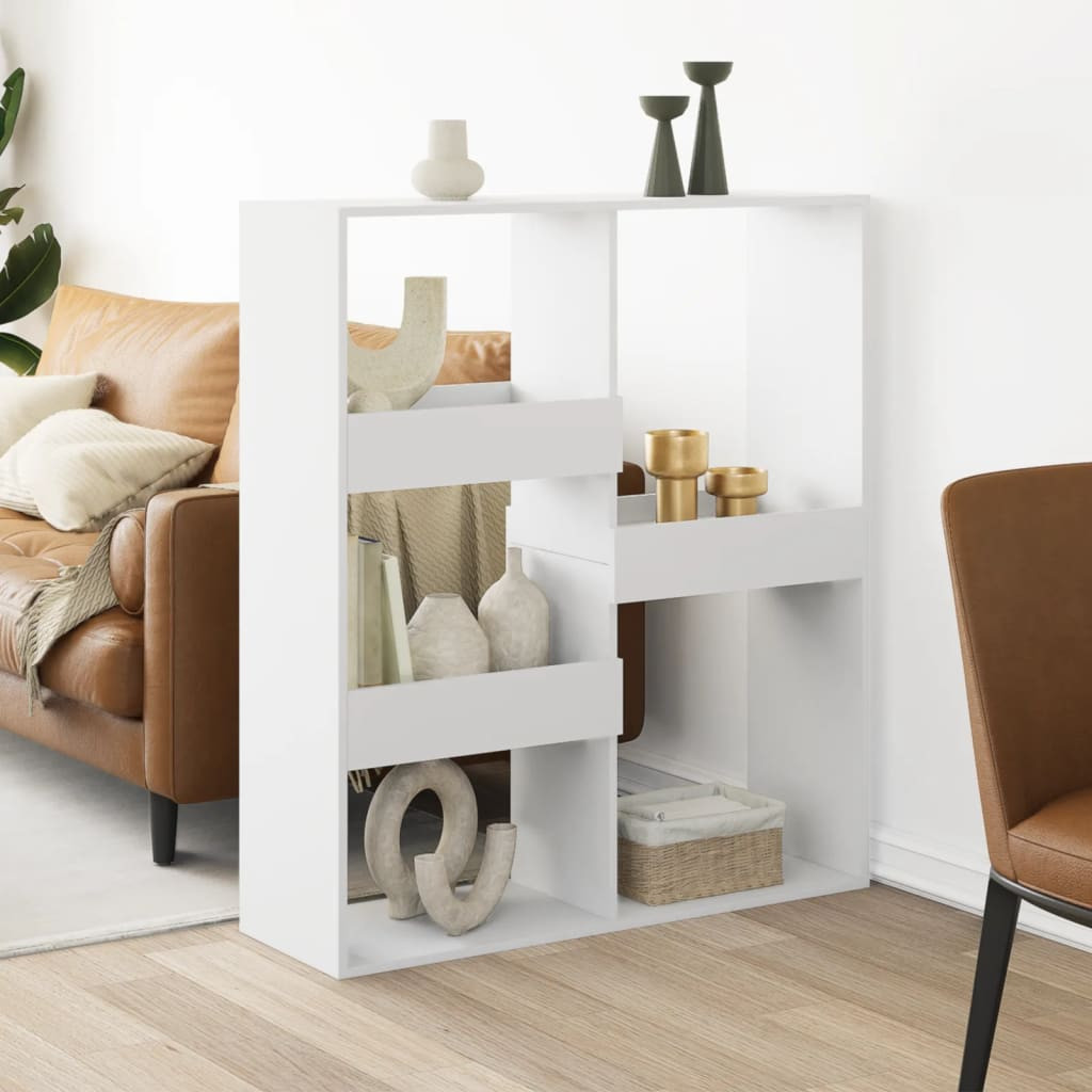 vidaXL Raumteiler Weiß 100x33x115 cm Holzwerkstoff