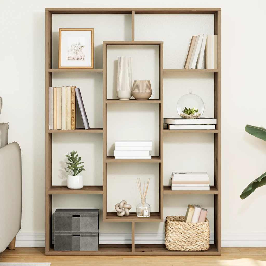 vidaXL Bücherregal Artisan-Eiche 102x29x143 cm Holzwerkstoff