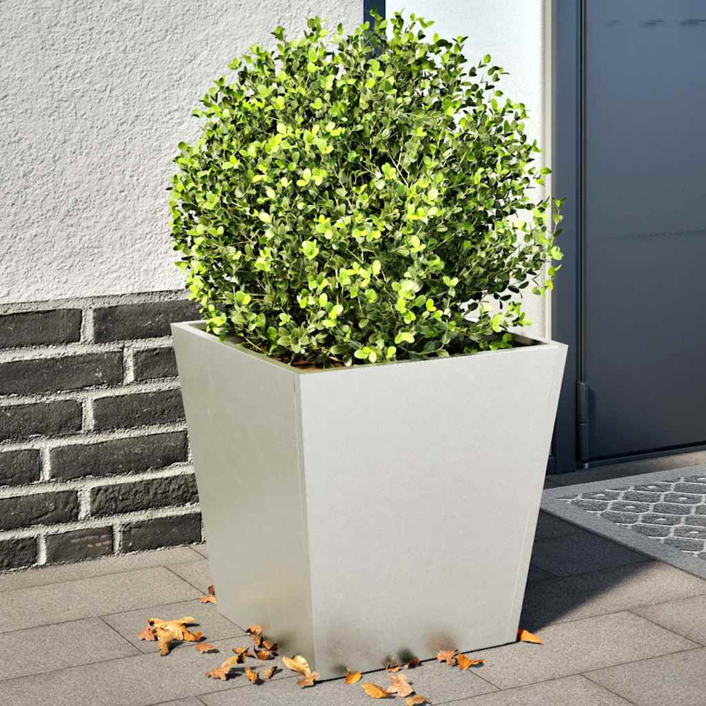 vidaXL Pflanzkübel 2 Stk. 40x40x40 cm Edelstahl