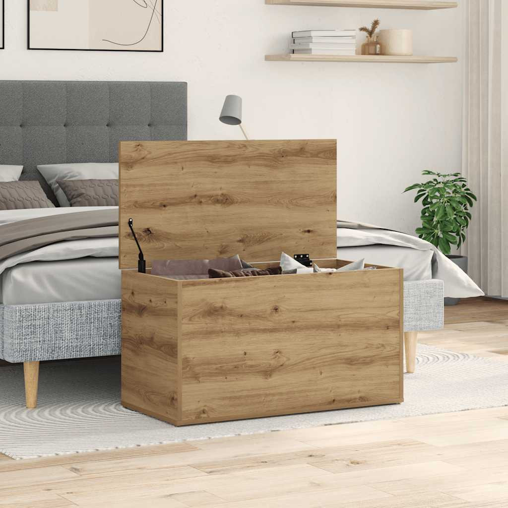 vidaXL Aufbewahrungstruhe Artisan-Eiche 84x42x46 cm Holzwerkstoff