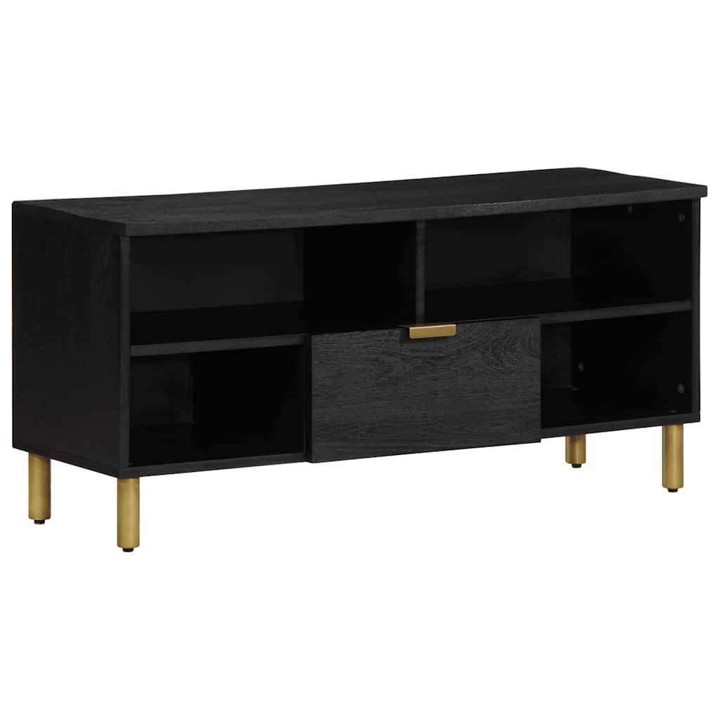 vidaXL TV-Schrank Schwarz 100x33x46 cm Holzwerkstoff