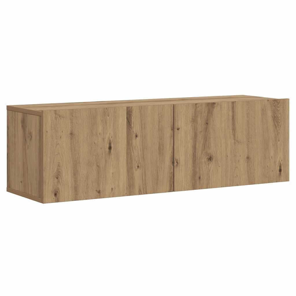 vidaXL TV-Wandschrank Artisan-Eiche 100x30x30 cm Holzwerkstoff
