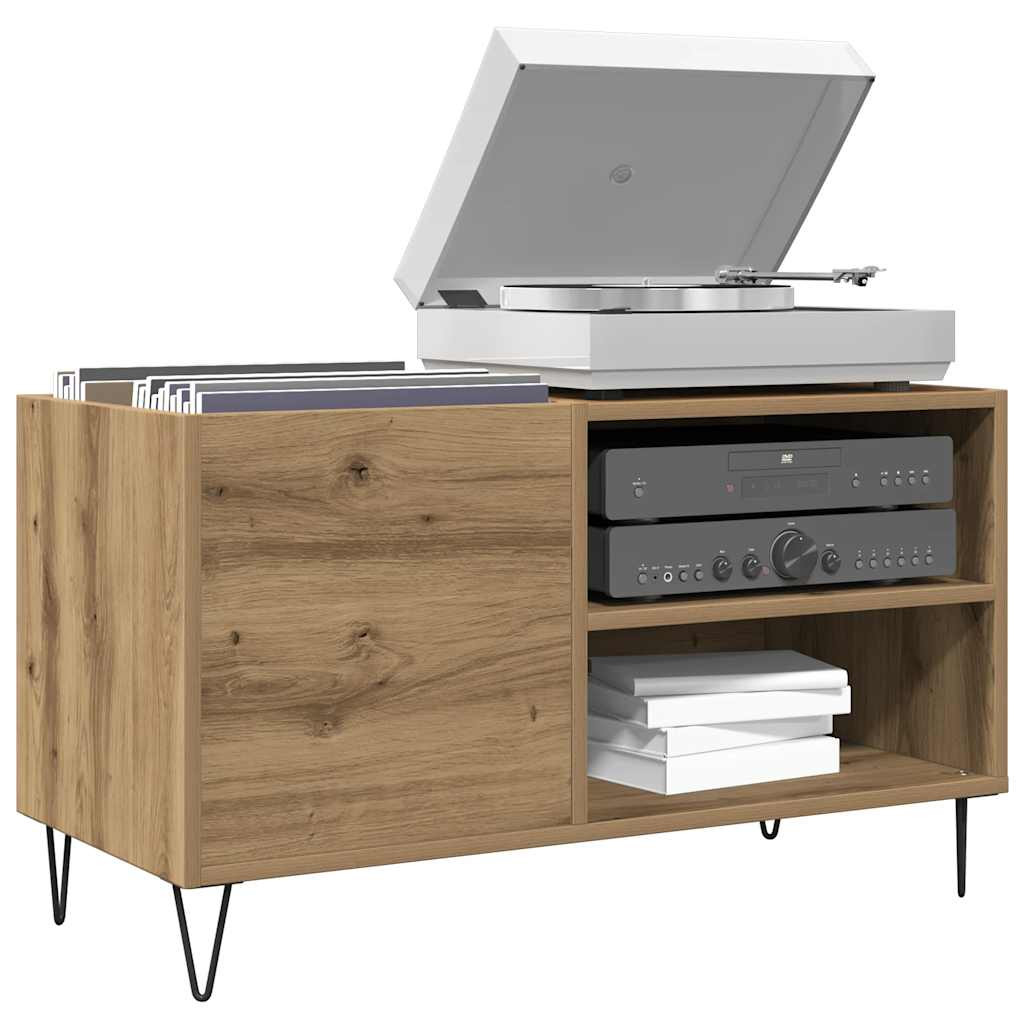 vidaXL Plattenschrank Artisan-Eiche 84,5x38x48 cm Holzwerkstoff