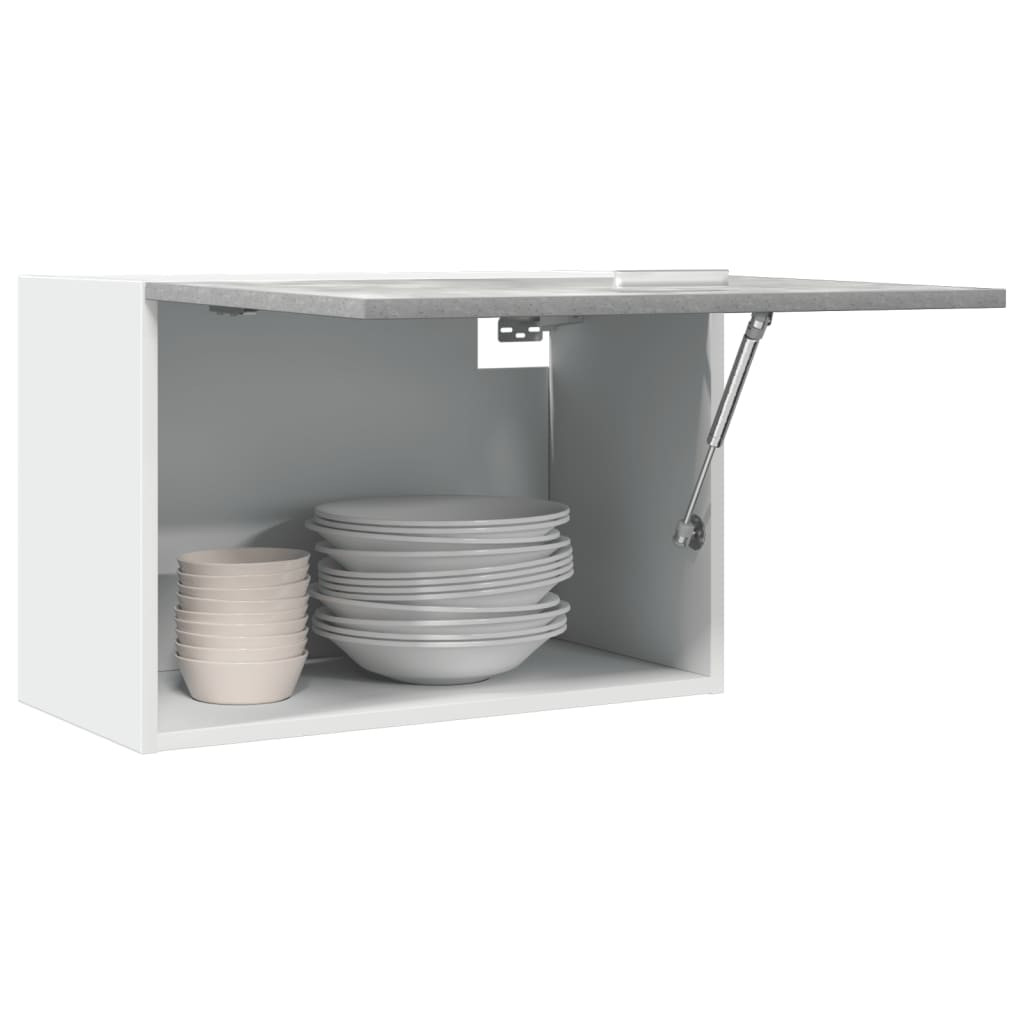vidaXL Hängeschrank Lyon Betongrau 60x31x40 cm Holzwerkstoff