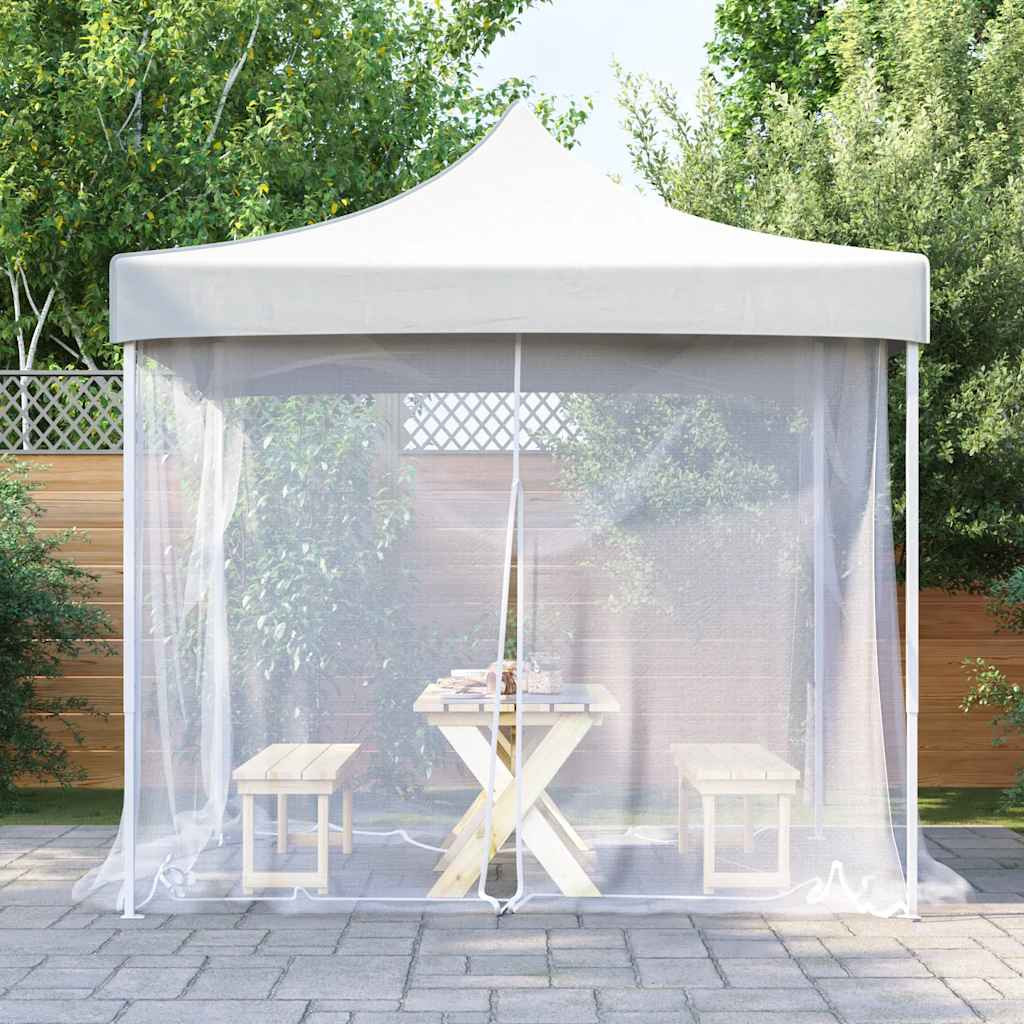 vidaXL Moskitonetz für den Außenbereich, 220 Maschen, Weiß, 300 x 300 x 200 cm
