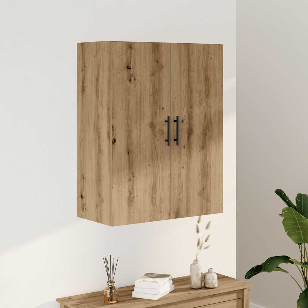 vidaXL Wandschrank Artisan-Eiche 69,5x34x90 cm