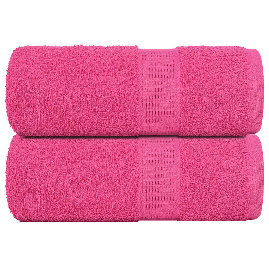 vidaXL Waschtücher FROGN 2 Stk. Rosa 30x30 cm 360 g/m²
