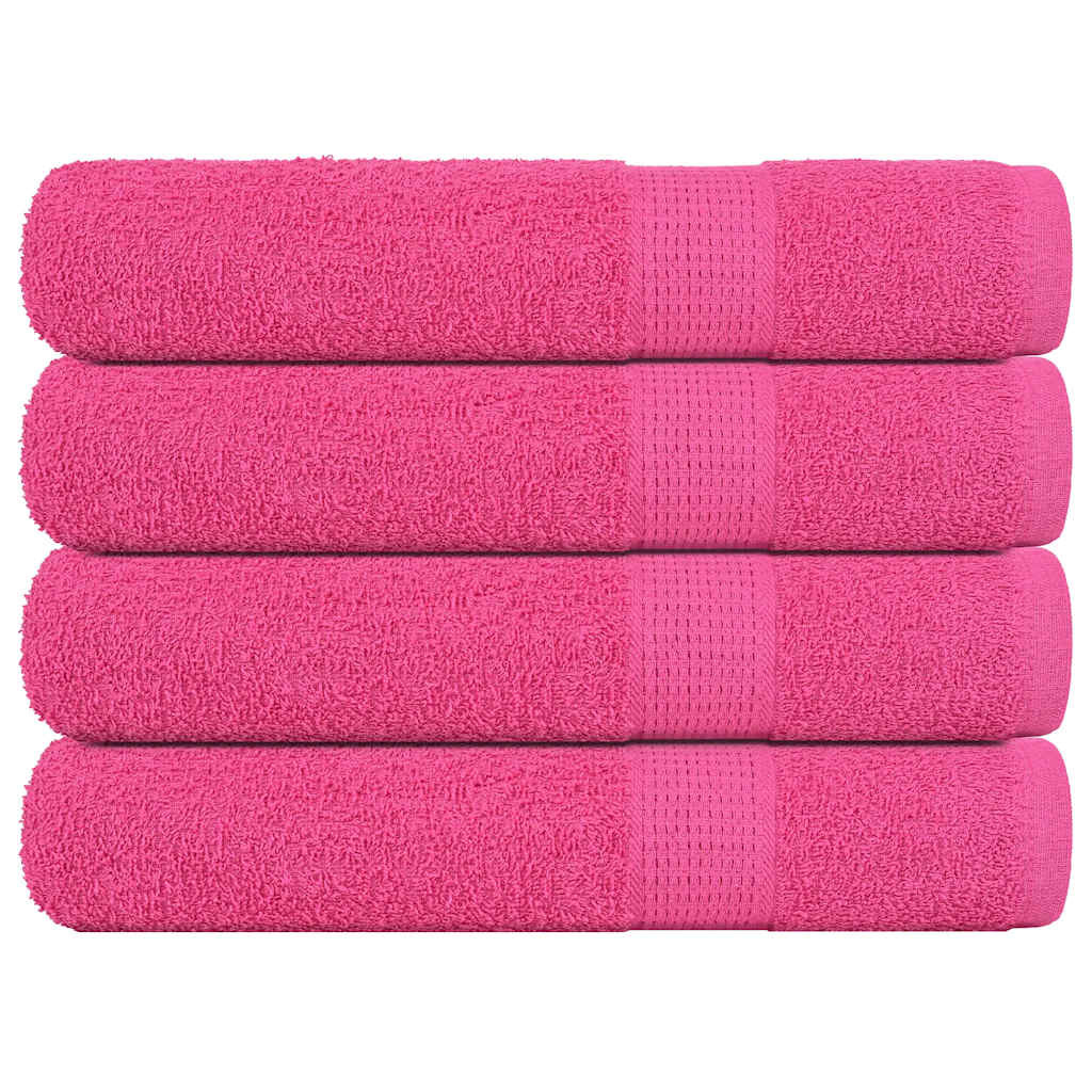 vidaXL Saunatücher FROGN 4 Stk. Rosa 80x200 cm 360 g/m²