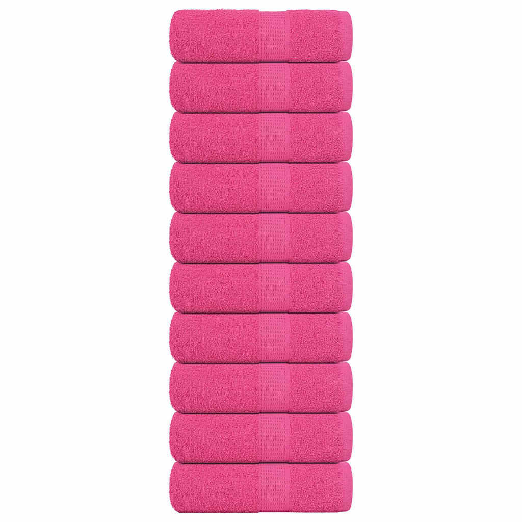 vidaXL Waschtücher FROGN 10 Stk. Rosa 30x30 cm 360 g/m²
