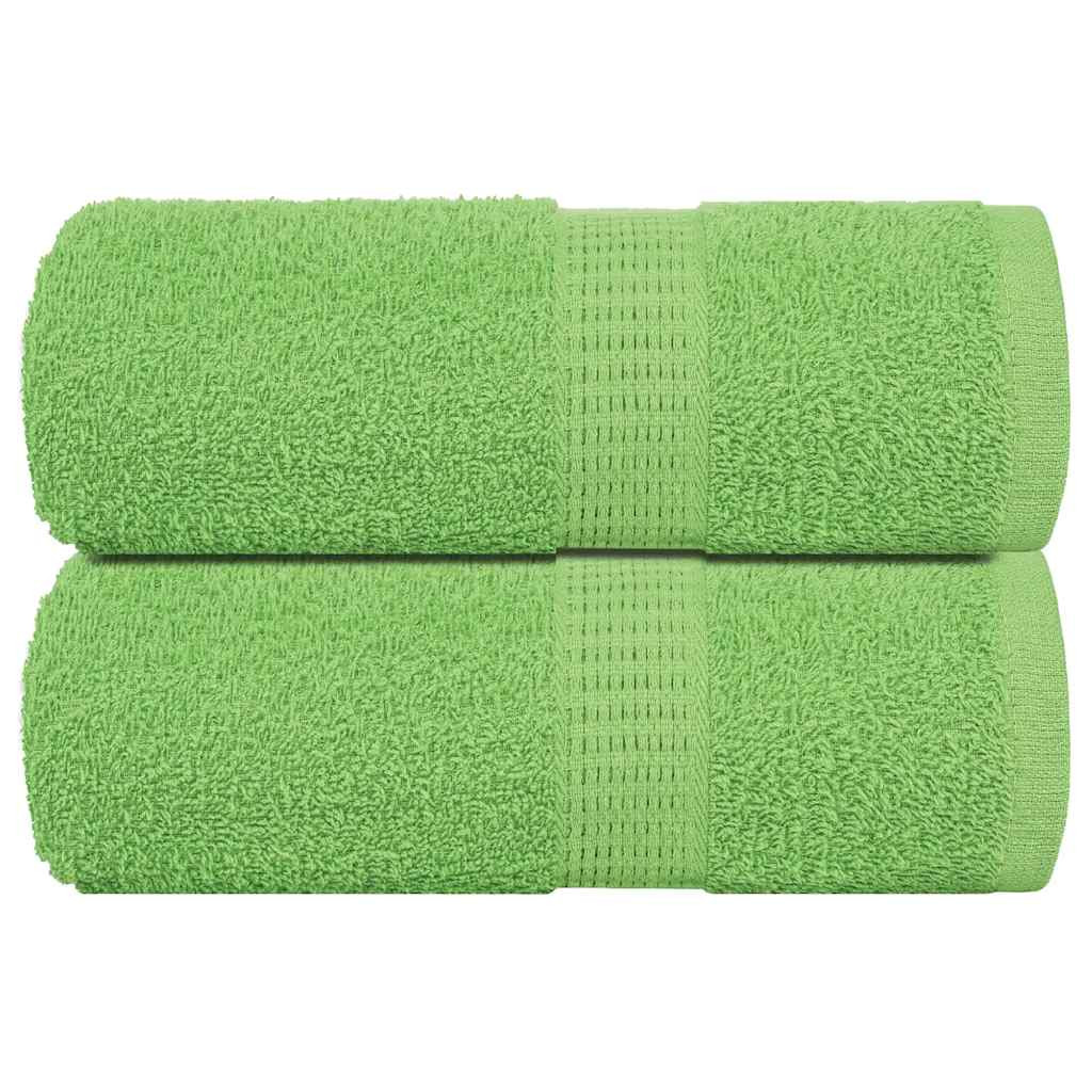vidaXL Waschtücher FROGN 2 Stk. Apfelgrün 30x30 cm 360 g/m²