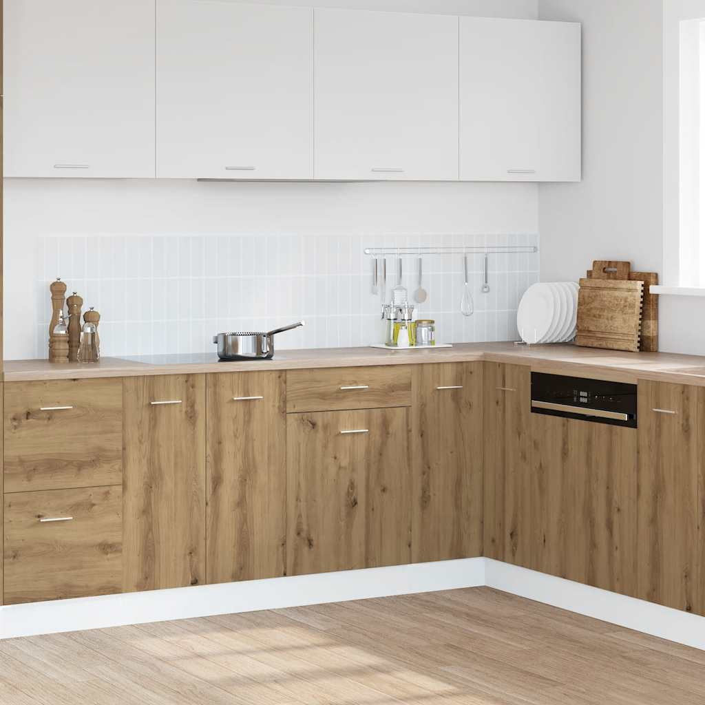 vidaXL Schubunterschrank Lyon Artisan-Eiche 40x46x81,5 cm Holzwerkstoff