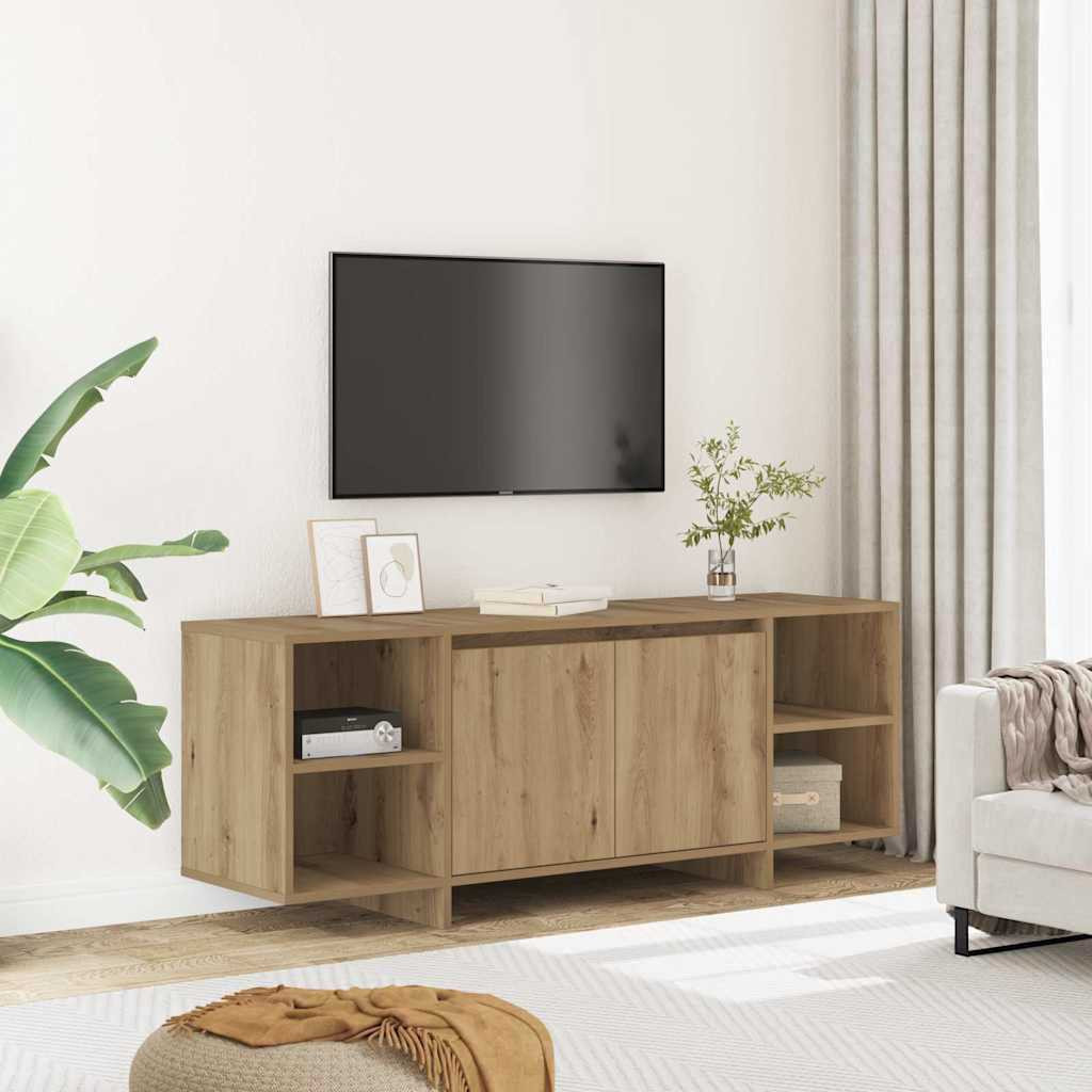 vidaXL TV-Schrank Artisan-Eiche 130x35x50 cm Holzwerkstoff
