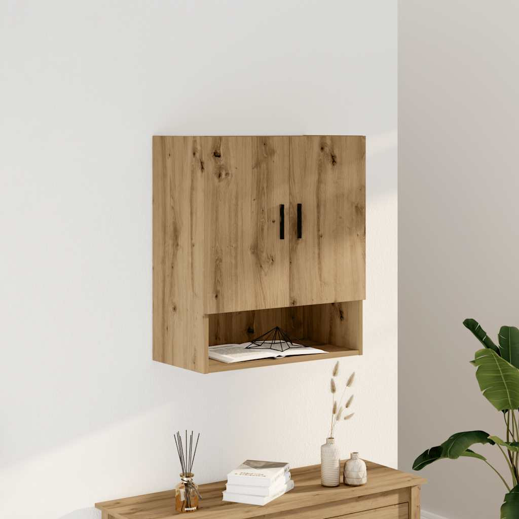 vidaXL Wandschrank Artisan-Eiche 60x31x70 cm Holzwerkstoff