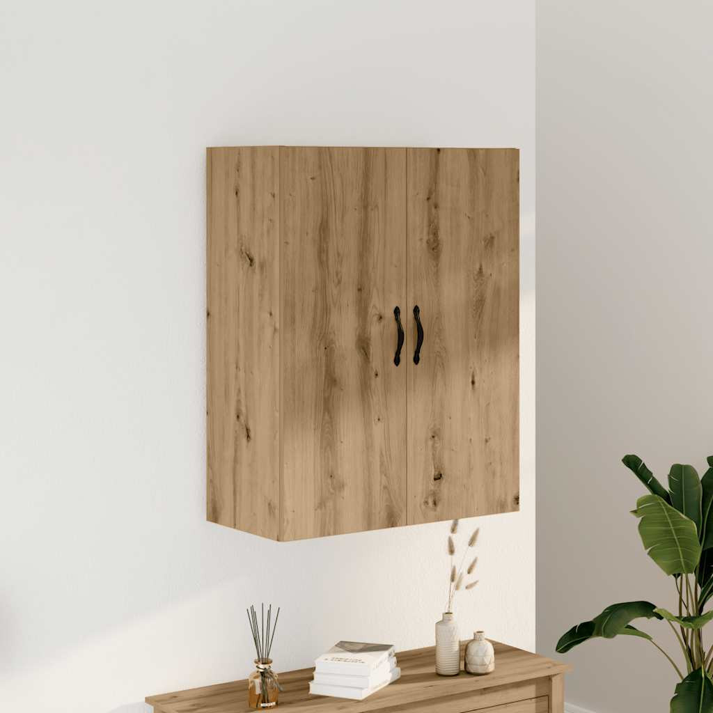 vidaXL Wandschrank Artisan-Eiche 69,5x34x90 cm Holzwerkstoff