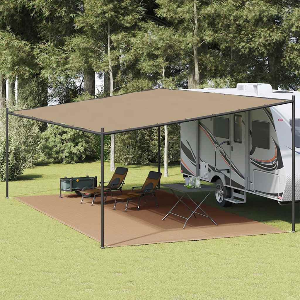 vidaXL Zeltteppich 400x600 cm Taupe