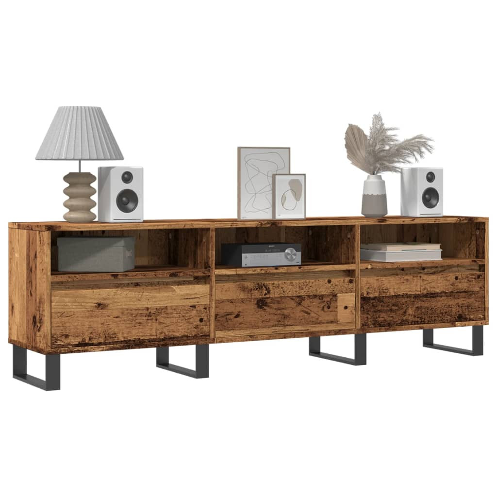vidaXL TV-Schrank Altholz-Optik 150x30x44,5 cm Holzwerkstoff