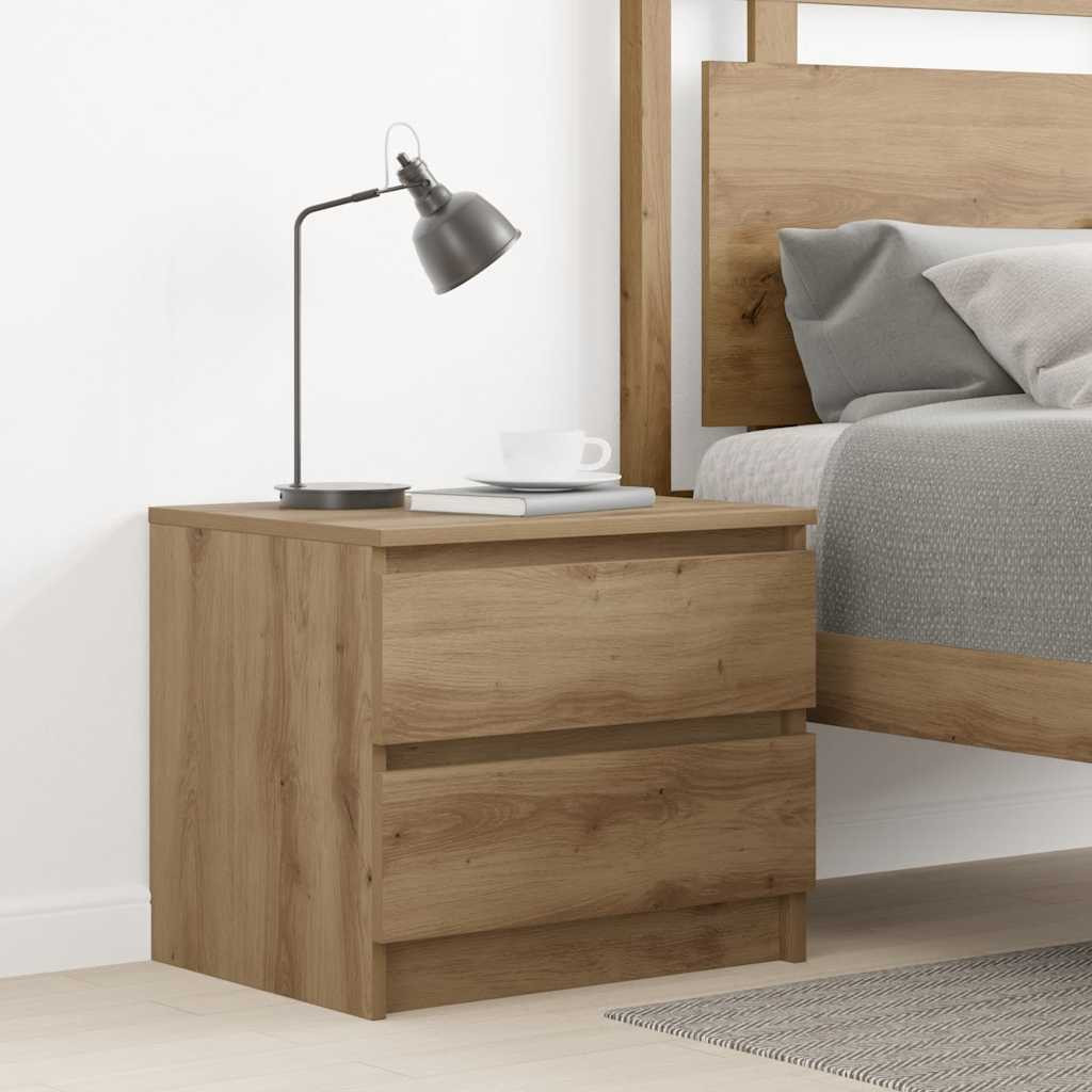 vidaXL Nachttisch Artisan-Eiche 50x40x43,5 cm Holzwerkstoff