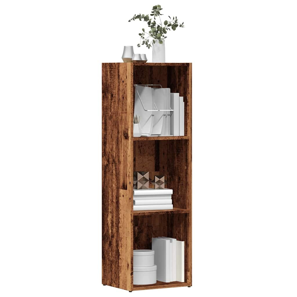 vidaXL Bücherregal Altholz-Optik 36x30x114 cm Holzwerkstoff