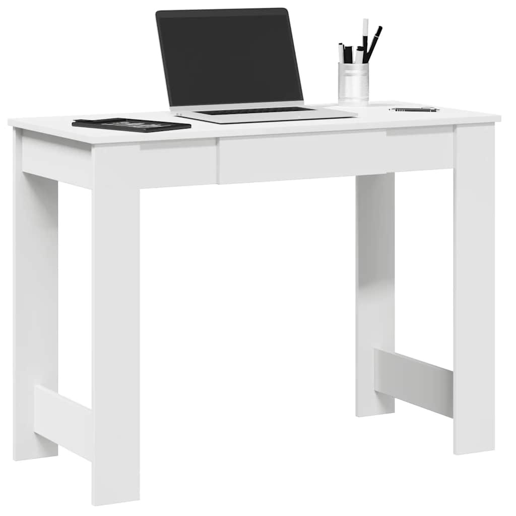 vidaXL Schreibtisch Weiß 100x45x75 cm Holzwerkstoff