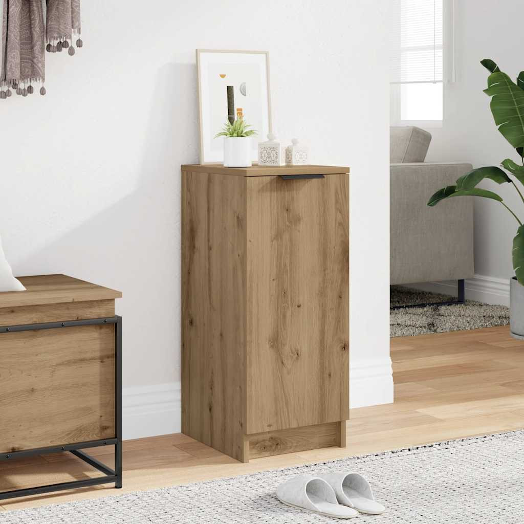 vidaXL Schuhschrank Artisan-Eiche 29,5x35x70 cm Holzwerkstoff