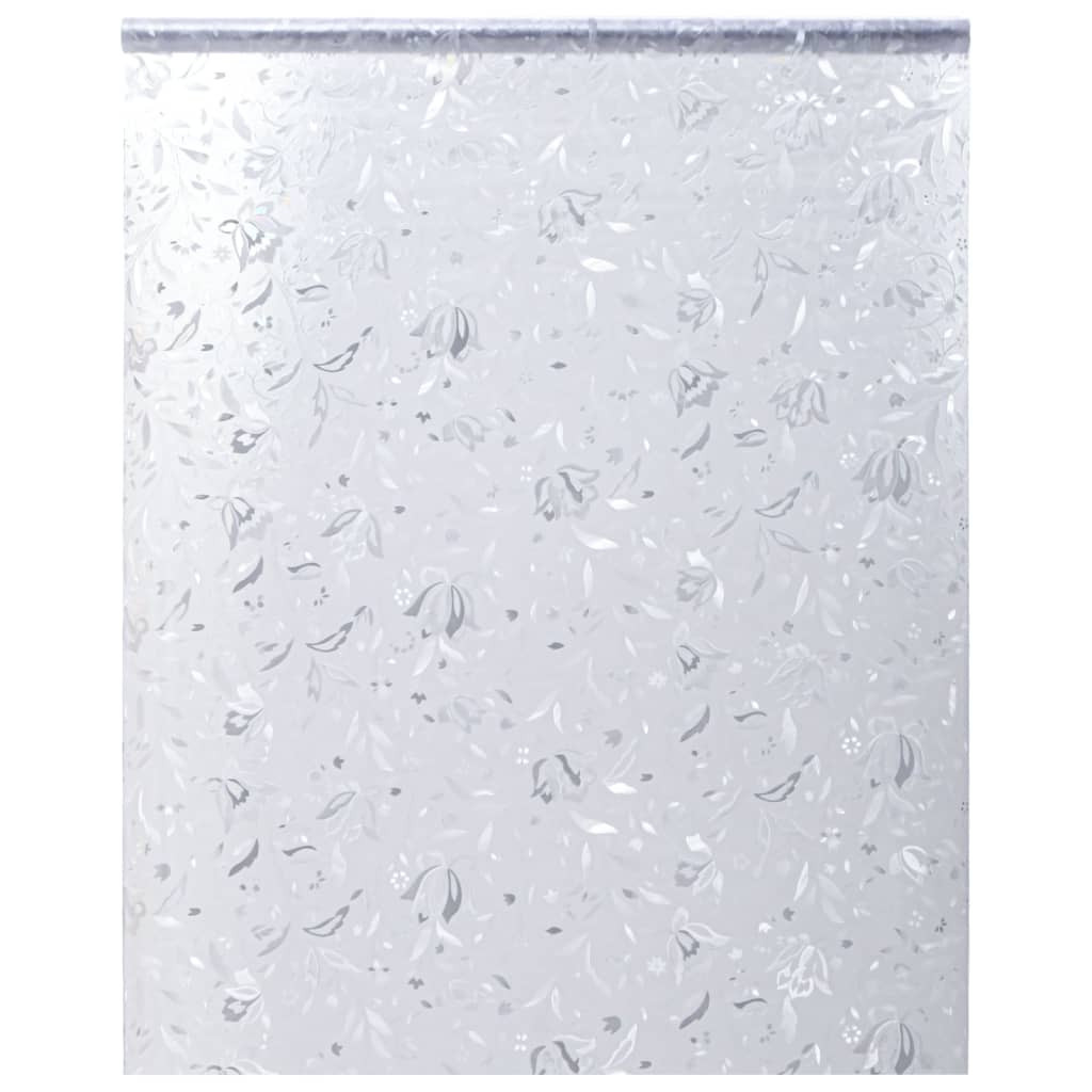 vidaXL Fensterfolie Matt Blumenmuster 45x500 cm PVC