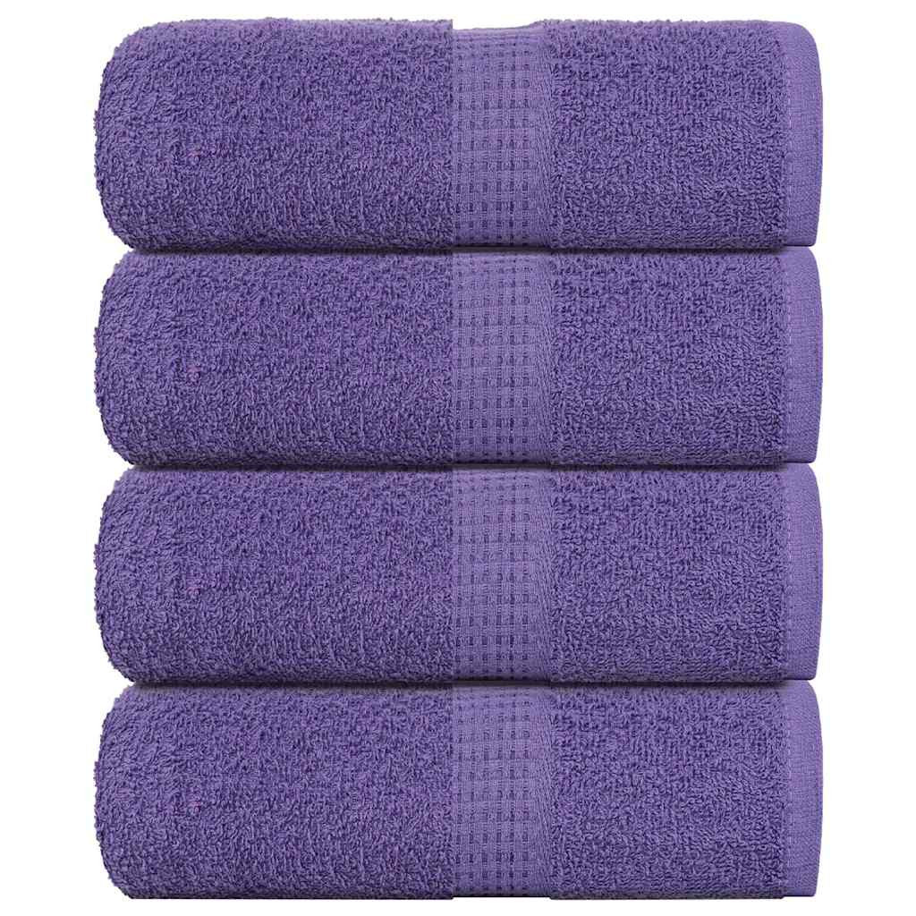 vidaXL Waschtücher FROGN 4 Stk. Lila 30x30 cm 360 g/m²