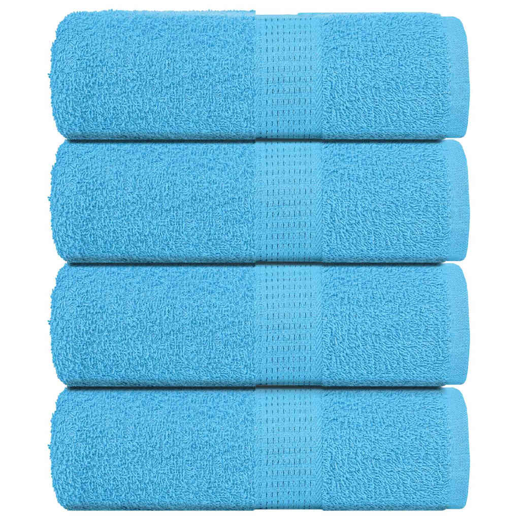vidaXL Waschtücher FROGN 4 Stk. Türkis 30x30 cm 360 g/m²