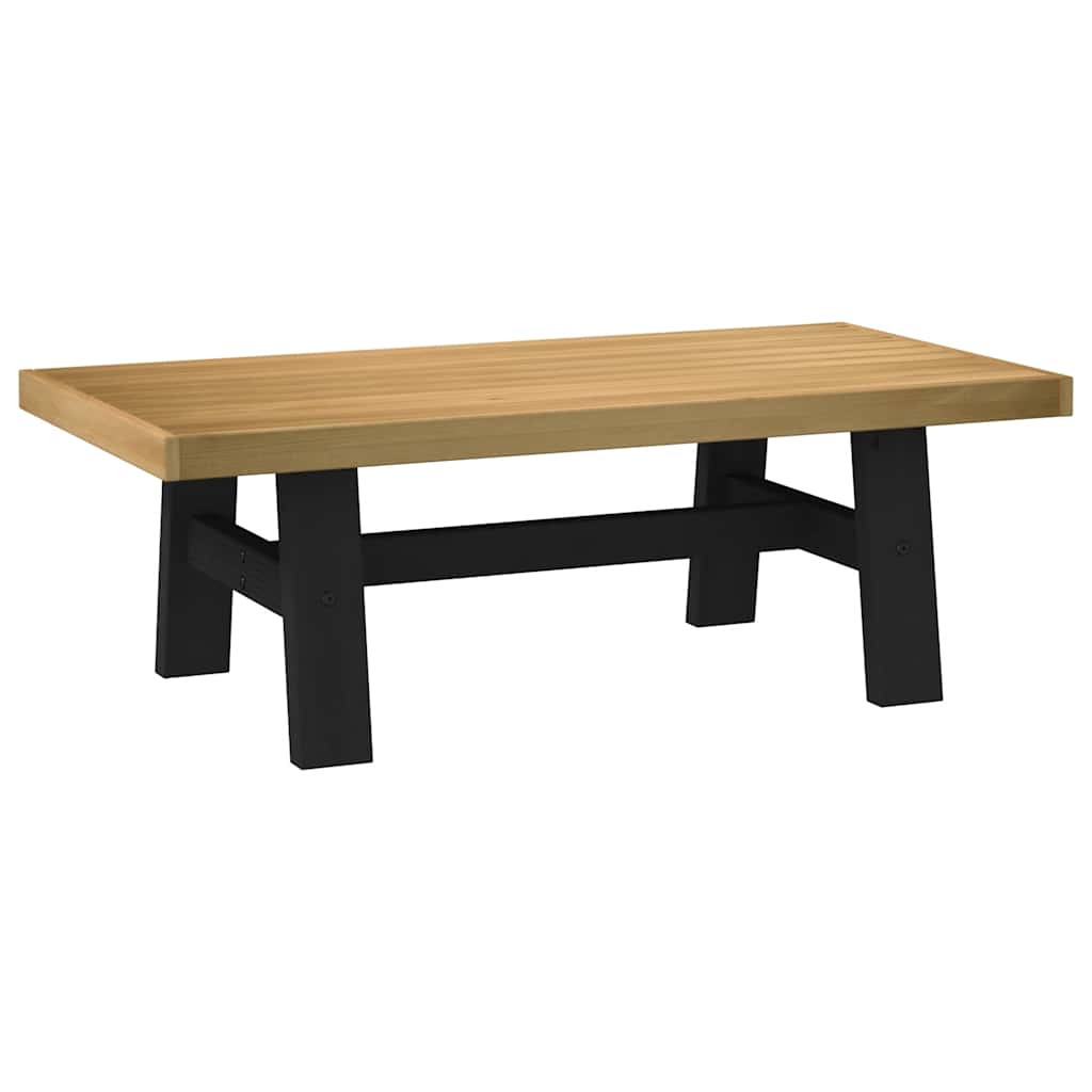 vidaXL Couchtisch NOAIN A-förmige Beine 120x60x40 cm Massivholz Kiefer